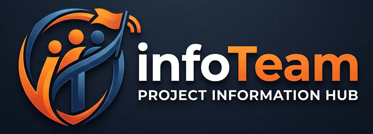 InfoTeam project inspection and team notification dashboard preview